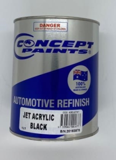 Concept Jet Black Acrylic  4L