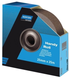 Norton  Emery Cloth Roll 40mm x P120 Roll