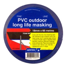 Norton 540 Blue PVC Tape 25mm