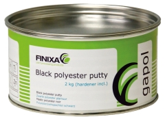 Finixa GAP 00 Gapol Polyester Black Putty 2kg + Hardener