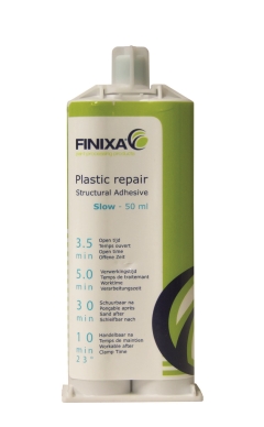 Finixa PLI 03 Plastic Repair Slow (3.5 min) Black 50ml