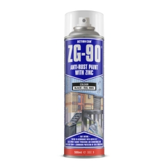 ZG 90  Black Anti Rust With Zinc  Aerosol