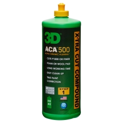 3D 500 ACA Rubbing Compound X-Tra Cut 1L