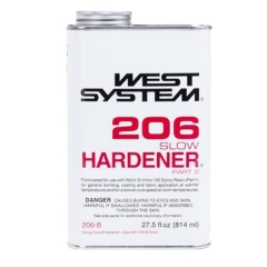 West  Epoxy Hardener 206 Slow  4L