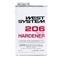 West  Epoxy Hardener 206 Slow  4L