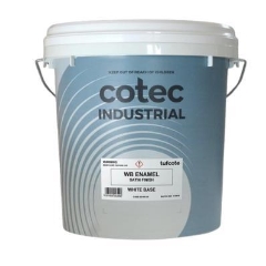 Cotec Tuff Cote Finish W/B Enamel Satin White 10.5kg